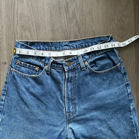 VINTAGE Jordache High-Rise Blue Tapered Jeans - Picture 7 of 16